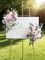 Blue & Pink Artificial Roses Combo Set – Silk & Foam Faux Flowers with Stems for DIY Bridal Bouquets, Wedding Centerpieces & Home Decor
